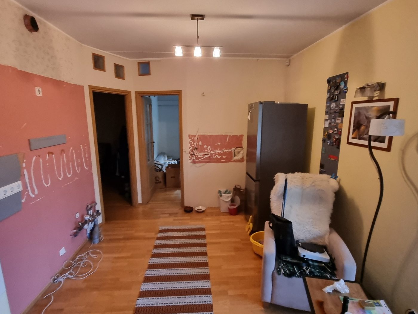 Tuba ja köögiala — enne remonti